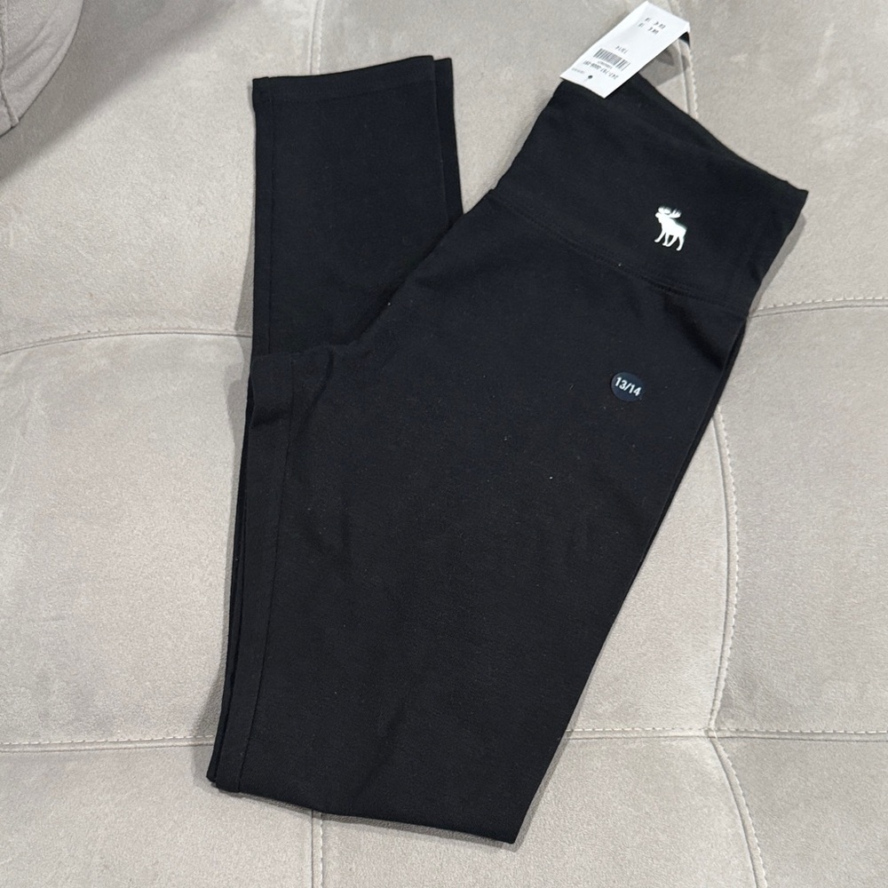 Abercrombie Kids Black Leggings